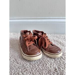 Cat & Jack boys brown boot sneakers, size 9